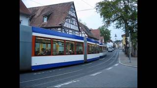 Straßenbahnen in DarmstadtEberstadt [upl. by Aleira]