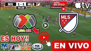 Liga MX vs MLS AllStars en vivo donde ver a que hora juega Partido AllStar Estrellas 2024 hoy [upl. by Azalea]