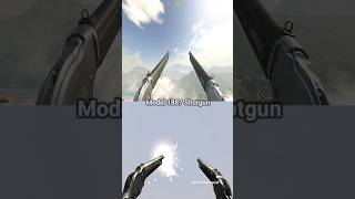 Akimbo Model 1887 Shotgun in CoD MW2 vs MW3 2023 [upl. by Arta]