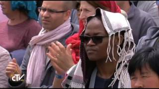 Francisco and Jacinta Marto canonized by Pope Francis in Fatima  Catholic Newsbreak 5162017 [upl. by Stephania780]