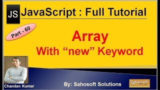 Array with new keyword  JavaScript Full Tutorial in Hindi [upl. by Enitsej]