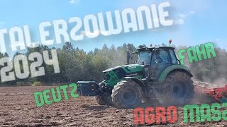 🇵🇱Talerzowanie po orce 2024🚜 DeutzFahrAgro Masz⭐️ [upl. by Arbmat]