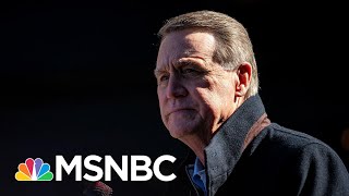 Georgia Sen Perdue In Quarantine After Campaign Member Tests Positive For Covid  MSNBC [upl. by Noland158]