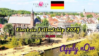 How To Apply For Einstein Fellowship In Germany Summer House EUR 10000 [upl. by Eisse]