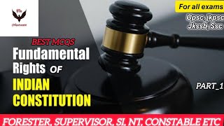 Live quiz on Fundamental Rights Indian ConstitutionArticle 12  Right to EqualityUpscJkpscJkssb [upl. by Hsakaa]