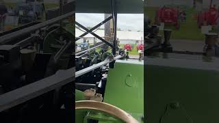 In the cab of an aveling and porter traction engine steamengine automobile tractionenginetractor [upl. by Hareehat758]