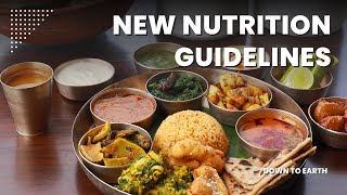 New nutrition guidelines released by ICMRNIN [upl. by Burrell]