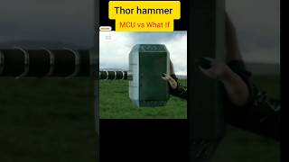 power of thor hammer 🔨 ⚒️ in what if 👿shorts marvel short [upl. by Assiluj]