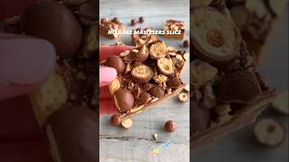 No Bake Maltesers Slice ❤️❤️❤️shorts youtubeshorts dessert unitydelights [upl. by Yelhs]