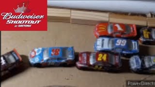 2012 Bud Shootout  Nascar stop motion reenactment [upl. by Mckee]