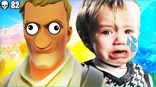 1V1 PLAYGROUND MODE TROLLING MAKES LITTLE KID CRY ON FORTNITE XboxAddictionz Fortnite Trolling [upl. by Alissa]