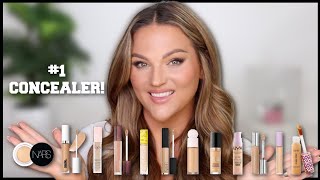 RANKING EVERY POPULAR CONCEALER TOP 10 BEST CONCEALERS [upl. by Carberry]