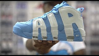 Nike Air Uptempo University Blue Review [upl. by Elocon]