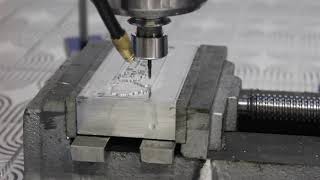 Easystep  Milling an aluminium stamp [upl. by Nuri]