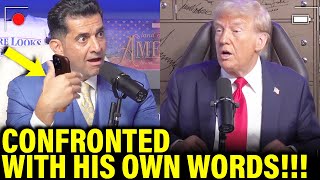 Watch Trump TENSE UP when HOST EXPOSES HIS PAST [upl. by Benoite]