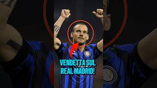 La vendetta di Sneijder sul Real Madrid😱🔥 football [upl. by Naimerej]