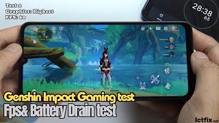 Xiaomi Redmi 13C Genshin Impact Gaming test  Helio G8590Hz Display [upl. by Swor]