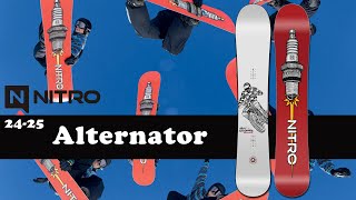 2425 NITRO SNOWBOARDS ナイトロ スノーボード ALTERNATOR 【オルタネーター】 [upl. by Stelu]