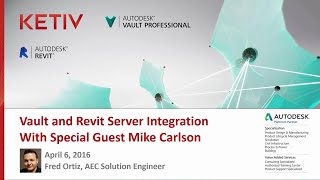 Webcast Vault and Revit Server Integration [upl. by Lubet632]