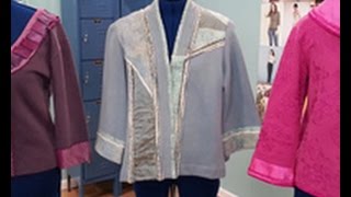 Londa Rohlfing Shows How To Create Sweatshirt Jackets on Its Sew Easy 5032 [upl. by Leahcimal912]