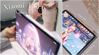 Xiaomi Pad 6 Unboxing 2024🌷🤍  8256 GB Mist Blue [upl. by Assil]