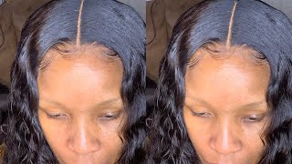 6x6 CLOSURE WIG INSTALL  BLACK SPRAY TRICK  TINASHE HAIR [upl. by Anigal]