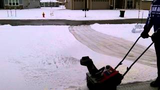 Toro powerlite 98cc first snowblow of the season [upl. by Japha852]