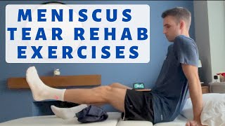 Meniscus Tear Recovery workout [upl. by Assirrec]