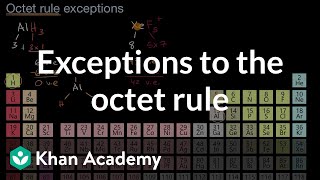 Exceptions to the octet rule  AP Chemistry  Khan Academy [upl. by Bent69]