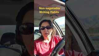 Having nonnegotiables in place to succeed as a writer [upl. by Natsud]