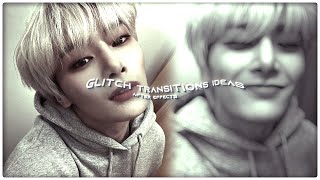 glitchy transitions ideas  After Effects [upl. by Nnylylloh879]