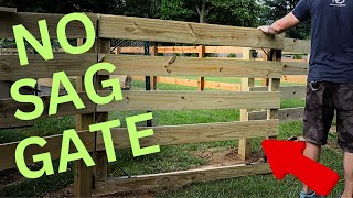 Build a Gate for Your Fence With This No Sag Gate Kit [upl. by Bauer]