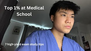 HOW I RANKED TOP 1 AT MEDICAL SCHOOL  7 study tips [upl. by Dupin349]