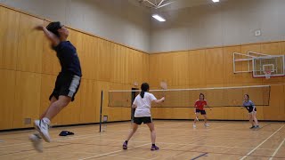 INSANE Badminton Highschool Tournament [upl. by Aneerhs]