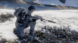 Ghost Recon Breakpoint  TAC 50 SNIPER  Extreme Difficulty  No HUD [upl. by Mohandis314]