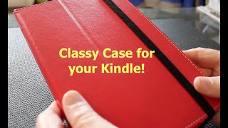 Kindle Fire HD 8 Model 2022 MOKO Case Installation and Features [upl. by Ahsinned]