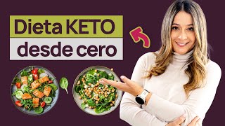 Dieta keto para principiantes  Te enseño cómo empezar correctamente [upl. by Eirelam]