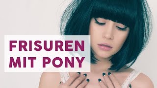 Ponyfrisuren Lasst euch von diesen Looks inspirieren  FRISUREN [upl. by Alrad]