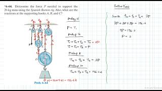 6–64 Structural Analysis Chapter 6 Hibbeler Statics Benam Academy [upl. by Ovid849]