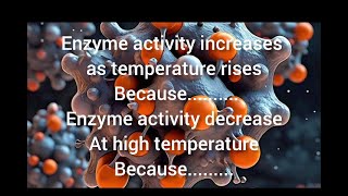 class 9 chapter 6 factors affecting the rate of enzyme action enzyme activity increase as temp rise [upl. by Akihsan]