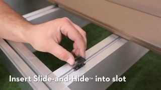 SlideandHide™ deck fasteners [upl. by Oneladgam]