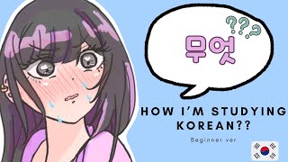 How I selfstudy Korean and how you can too [upl. by Idnal]