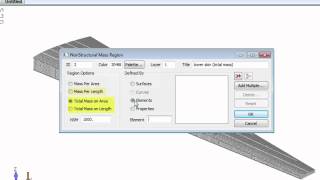 Nonstructural Mass Regions  Femap  Siemens PLM [upl. by Odnuges]