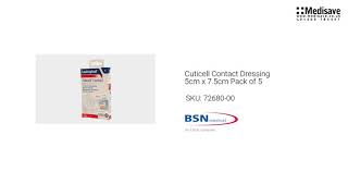 Cuticell Contact Dressing 5cm x 7 5cm Pack of 5 72680 00 1920x1080 [upl. by Ruhtua]