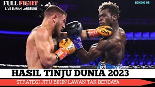 HASIL TINJU DUNIA  STRATEGI JITU BIKIN LAWAN TAK BERDAYA  VASILIY LOMACHENKO VS RICHARD COMMEY [upl. by Ynottirb637]