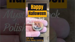 Happy Halloween Mystery michiganrocks carved pumpkin rockhound rockpolishing trickortreat [upl. by Waldron696]