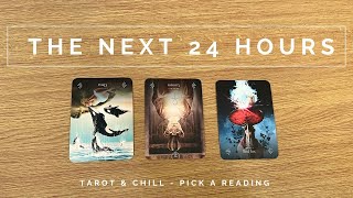 The Next 24 Hours  Pick A Reading  Tarot amp Chill [upl. by Noxin360]