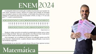 ENEM 2024  A criptografia referese à construção e análise de protocolos que impedem terceiros de [upl. by Arimaj123]