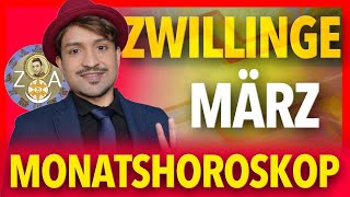 ZWILLINGE  MÄRZ 2024 MONATSHOROSKOP  ZEHNSTERN ASTROLOGIE [upl. by Glynnis]