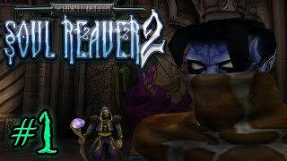 Legacy of Kain Soul Reaver 2  Walkthrough Part 1  The Sarafan Stronghold  Raziel meets Moebius [upl. by Anrak888]